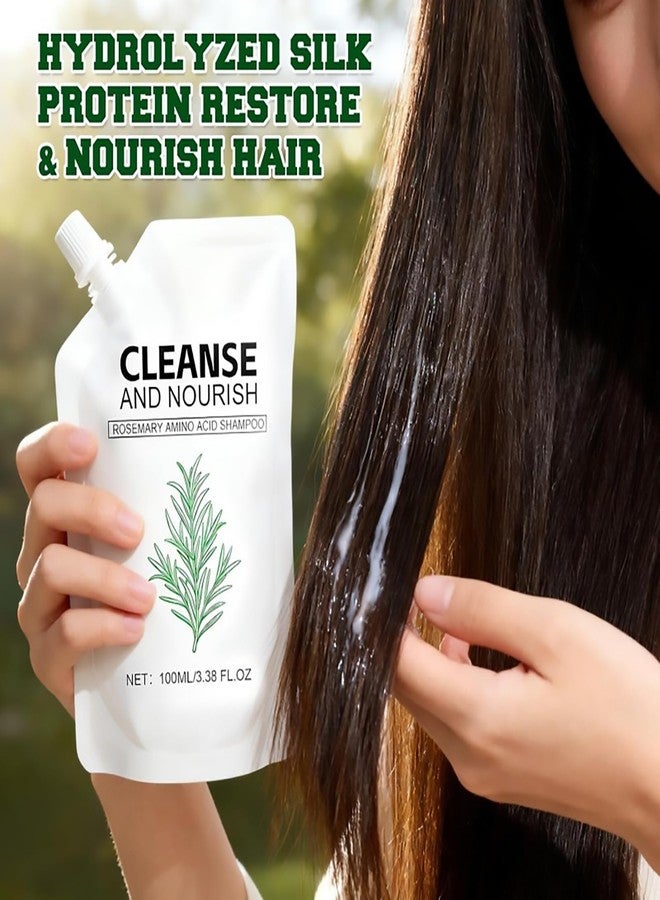 Grospe Rosemary Amino Acid Shampoo，Hair Regrowth Shampoo for Women and Men Hair Loss，Reduce Frizz, Strengthen Hair Roots, Cleanse and Nourish the Scalp，3.38 Fl OZ - Image 4